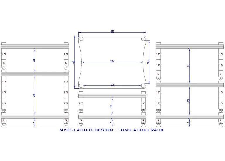 MYSTJ CMS HiFi Rack 音響架 (港、澳地區Only)