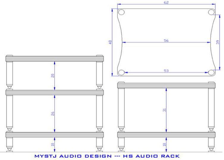 MYSTJ HS HiFi Rack 音響架 (港、澳地區Only)