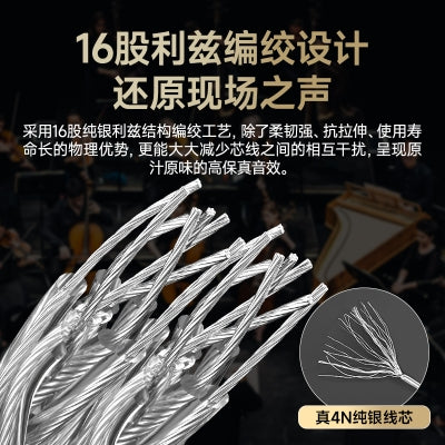 kaiboer 4N純銀XLR(沒屏敝)