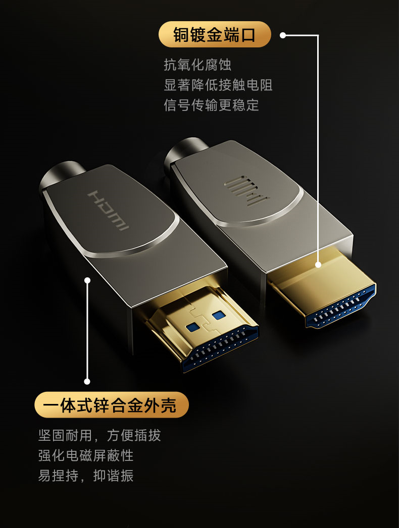 kaiboer 6N 單晶銀 HDMI