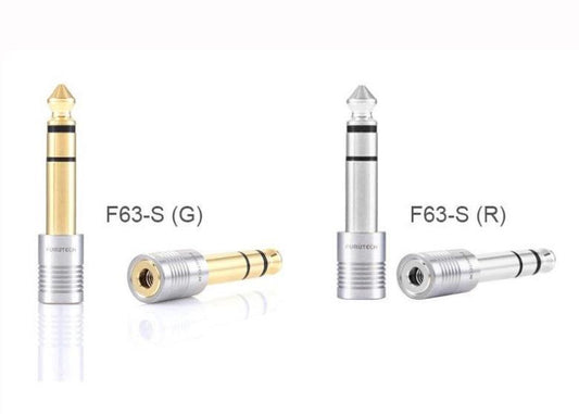 Furutech F63-S 3.5mm to 6.3mm adapter