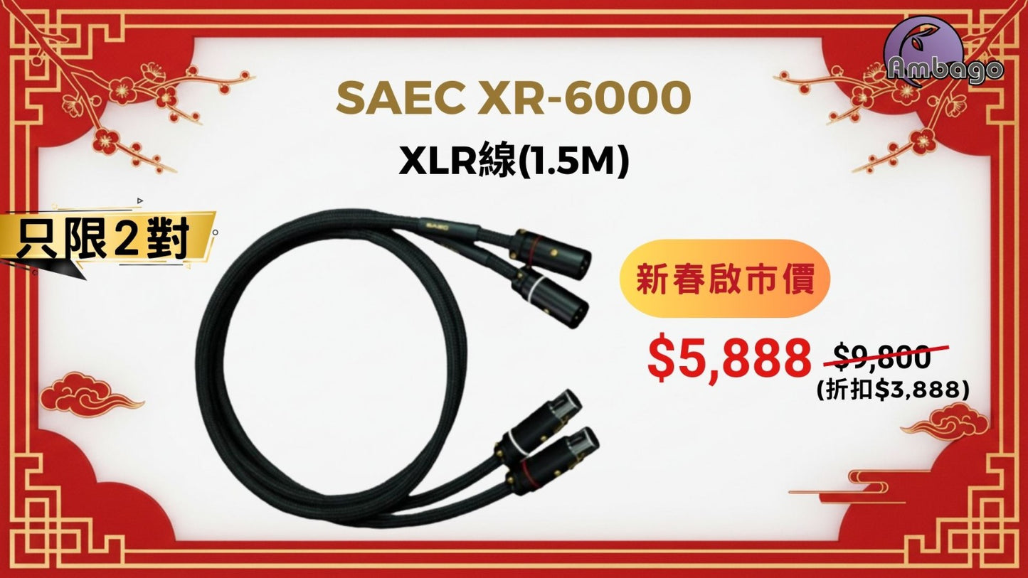 [新春啟市優惠] SAEC XR-6000